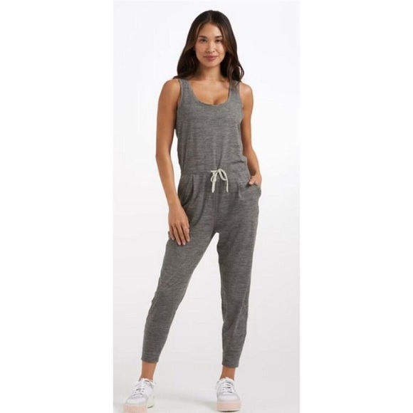 Vuori Pants - Vuori Charcoal Women's Jumpsuit